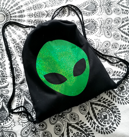Plecak worek holograficzny Alien   (1)